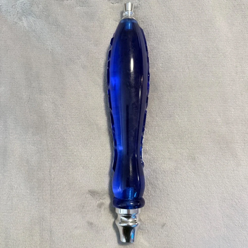 Vintage Bud Light Blue Acrylic Beer Tap Handle Draft Beer Keg Bar Man Cave 11.5